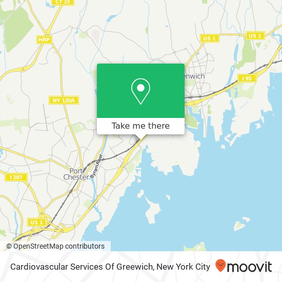 Mapa de Cardiovascular Services Of Greewich