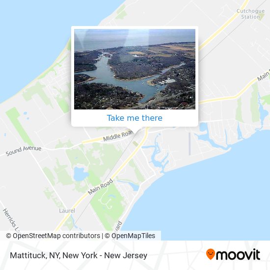 Mattituck, NY map