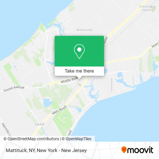 Mattituck, NY map