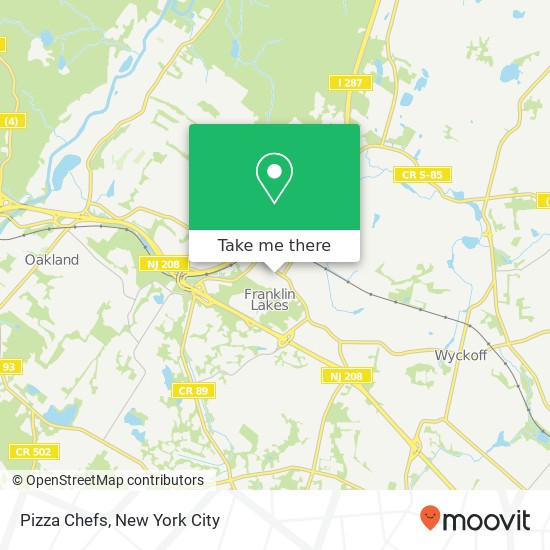 Mapa de Pizza Chefs