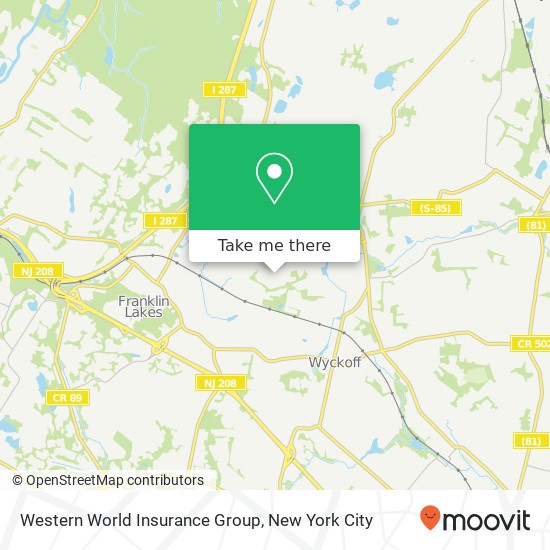 Western World Insurance Group map