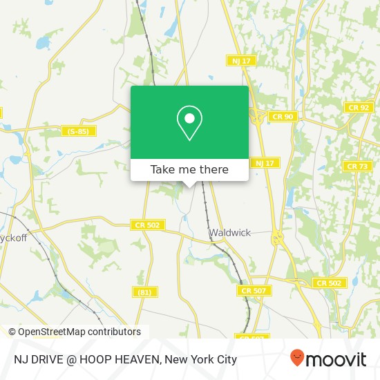 Mapa de NJ DRIVE @ HOOP HEAVEN