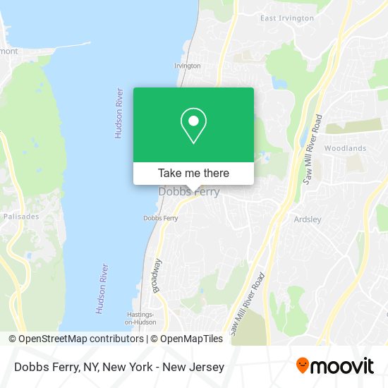 Dobbs Ferry, NY map