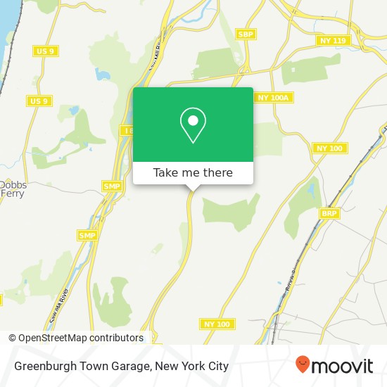 Greenburgh Town Garage map