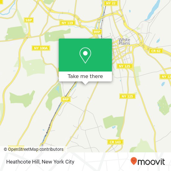 Heathcote Hill map