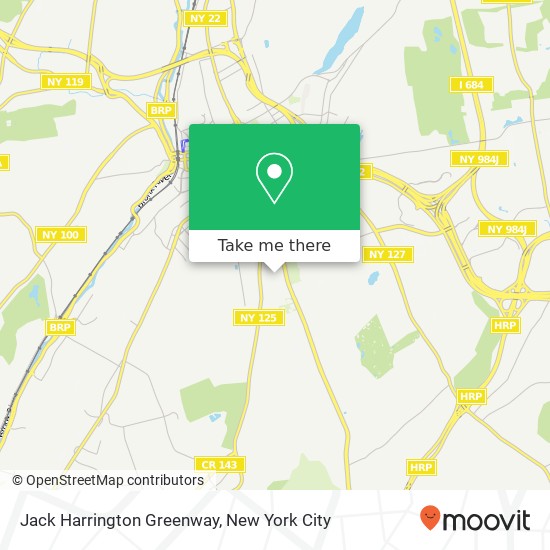 Mapa de Jack Harrington Greenway