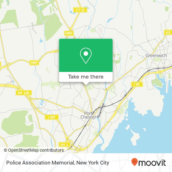 Police Association Memorial map