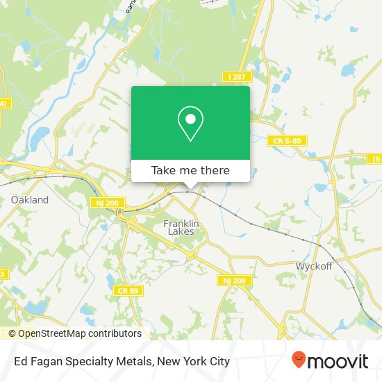 Mapa de Ed Fagan Specialty Metals