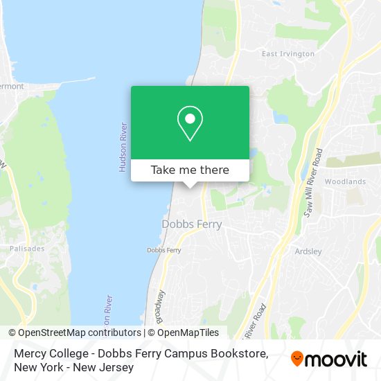 Mapa de Mercy College - Dobbs Ferry Campus Bookstore