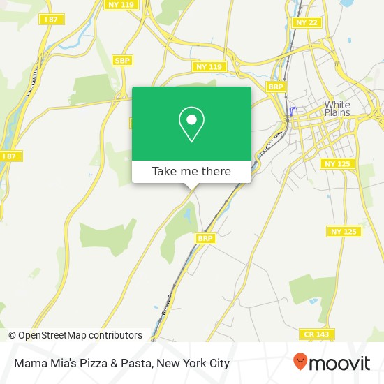 Mapa de Mama Mia's Pizza & Pasta