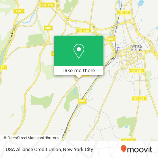 USA Alliance Credit Union map