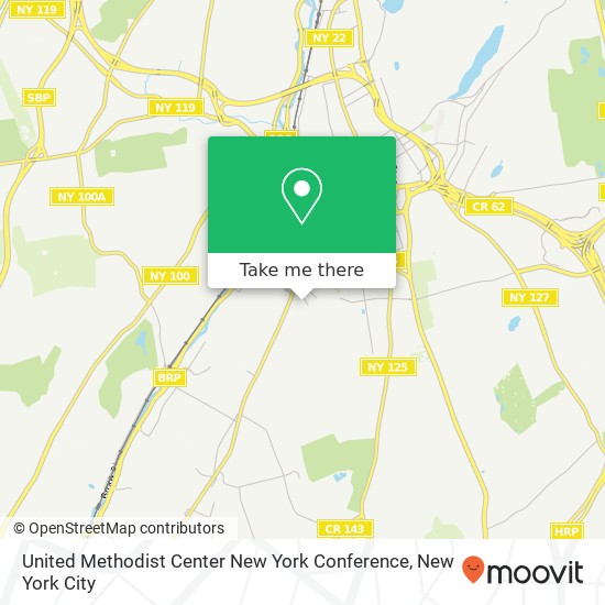 United Methodist Center New York Conference map