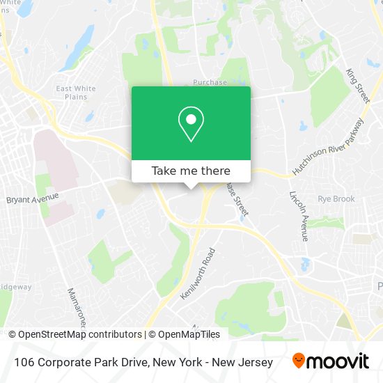 Mapa de 106 Corporate Park Drive