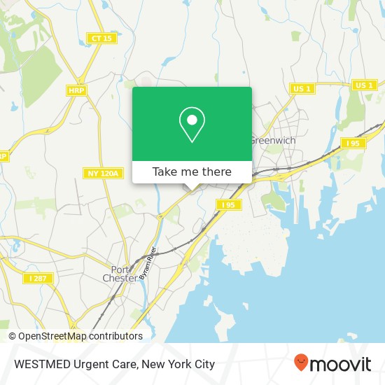 WESTMED Urgent Care map