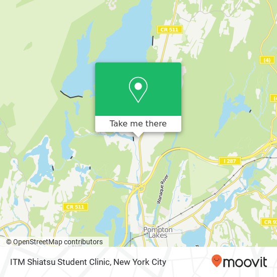 ITM Shiatsu Student Clinic map