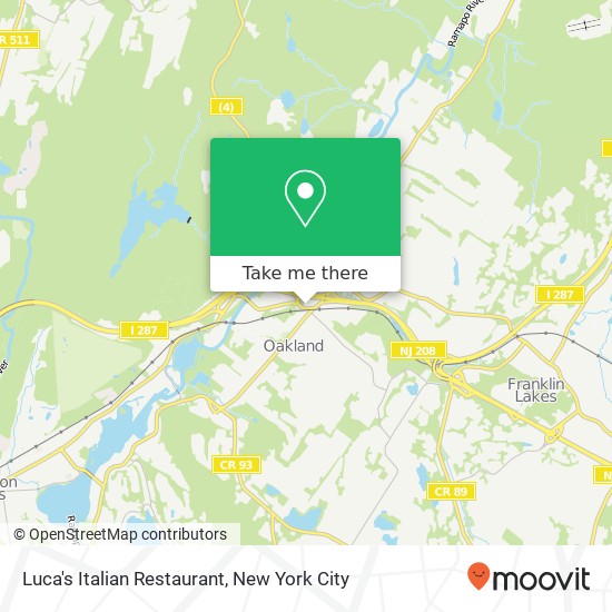 Mapa de Luca's Italian Restaurant