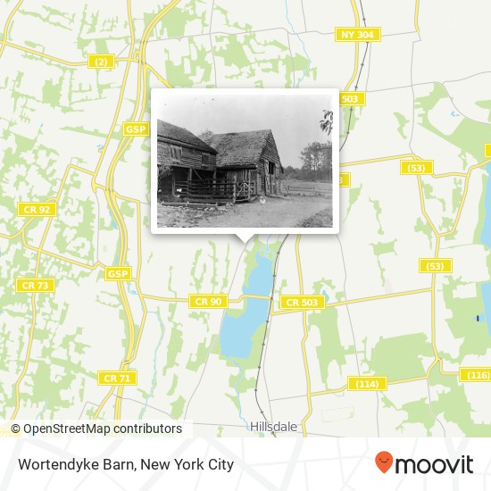 Wortendyke Barn map