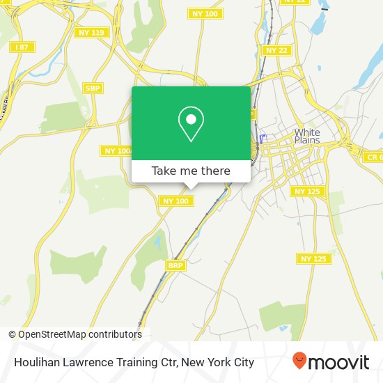 Houlihan Lawrence Training Ctr map