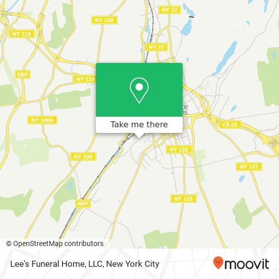 Mapa de Lee's Funeral Home, LLC