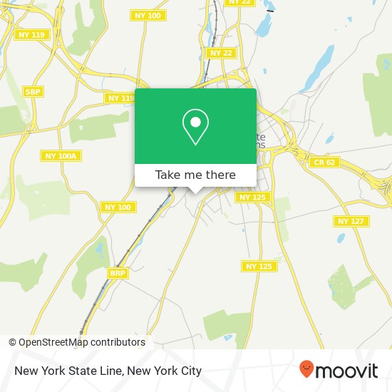 Mapa de New York State Line