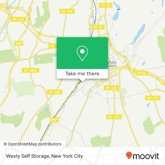 Westy Self Storage map