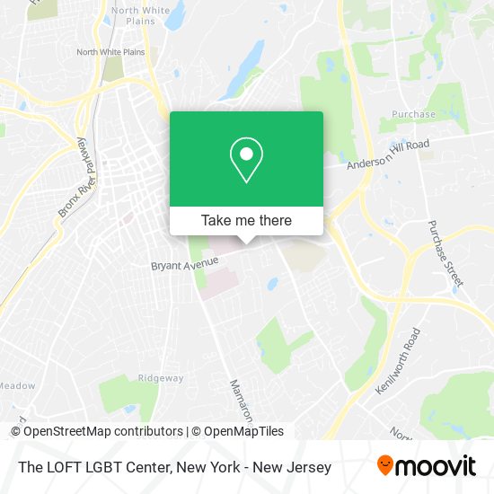 The LOFT LGBT Center map