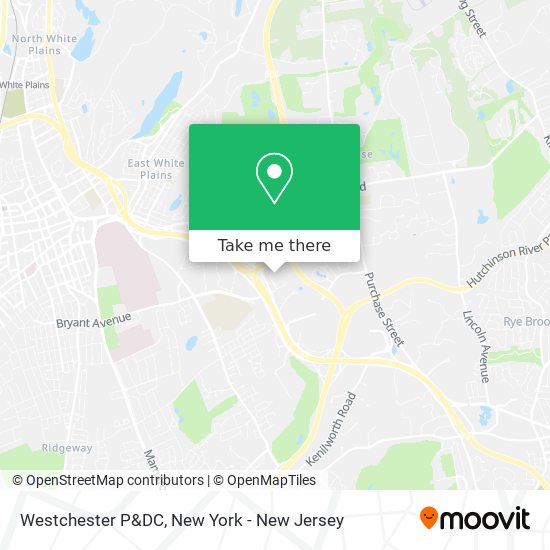 Mapa de Westchester P&DC