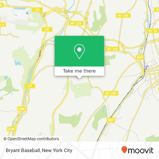 Bryant Baseball map