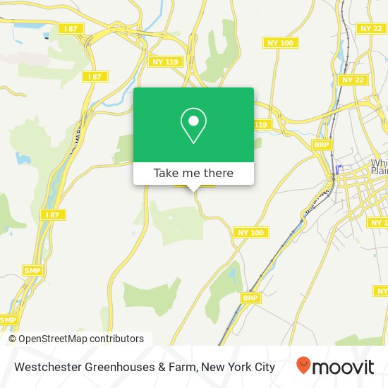 Westchester Greenhouses & Farm map