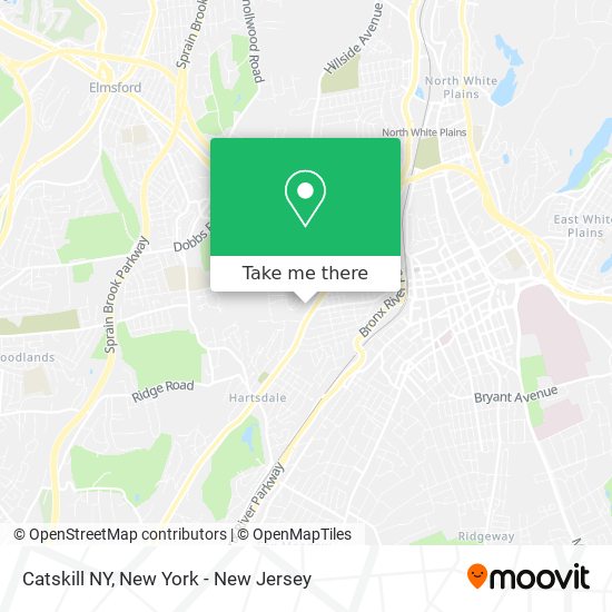 Catskill NY map