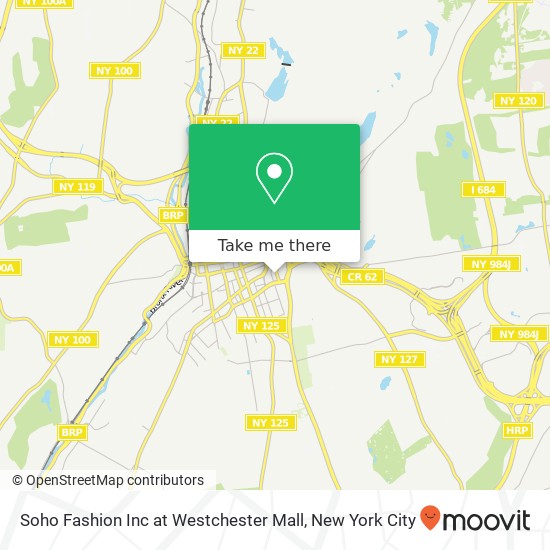 Soho Fashion Inc at Westchester Mall map