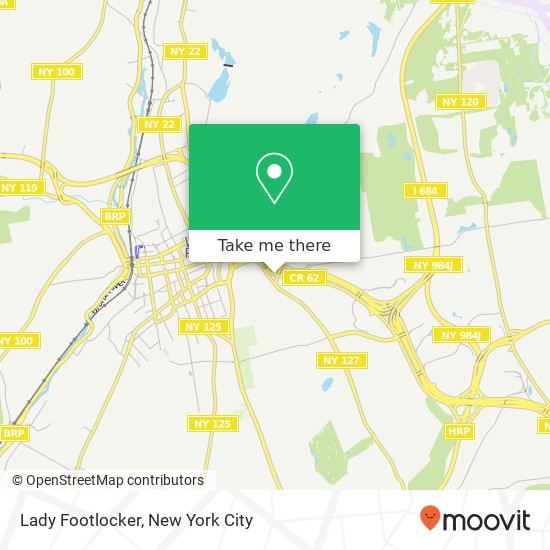 Lady Footlocker map
