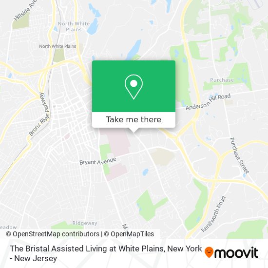 Mapa de The Bristal Assisted Living at White Plains