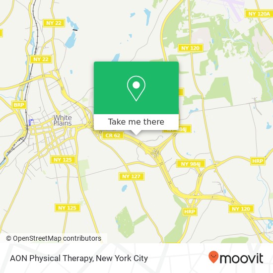 Mapa de AON Physical Therapy