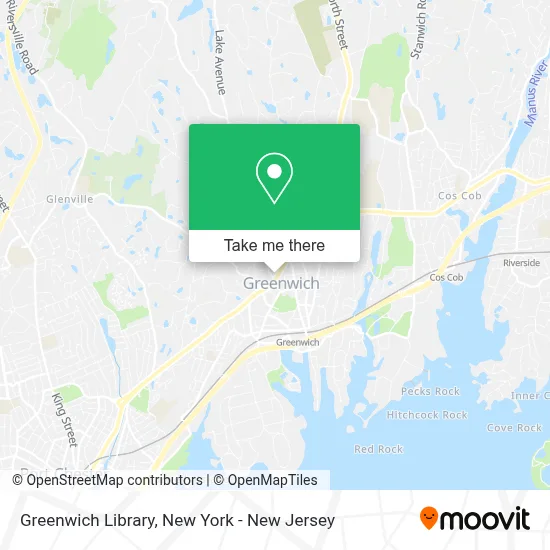 Greenwich Library map