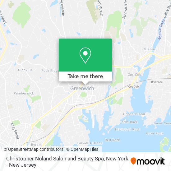 Mapa de Christopher Noland Salon and Beauty Spa