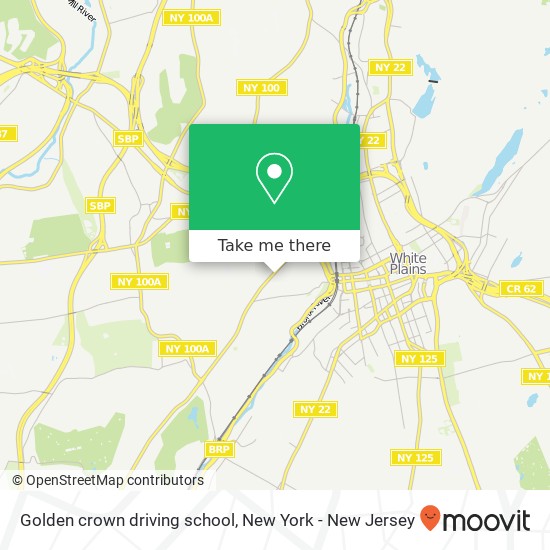 Mapa de Golden crown driving school