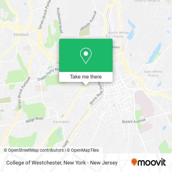 College of Westchester map