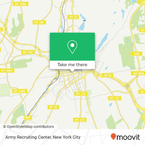 Mapa de Army Recruiting Center