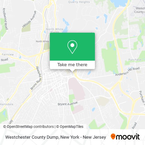 Mapa de Westchester County Dump