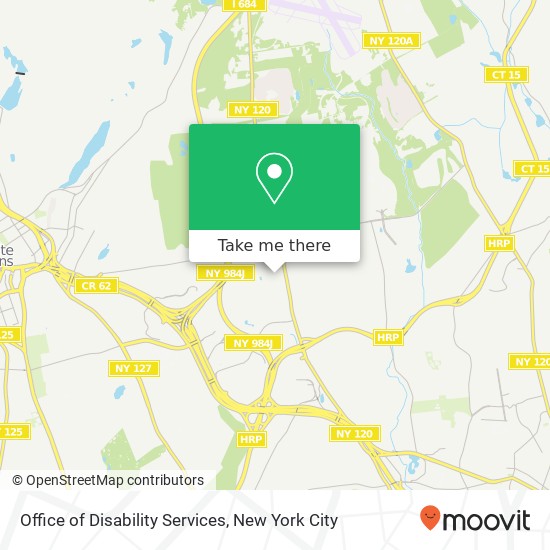 Mapa de Office of Disability Services