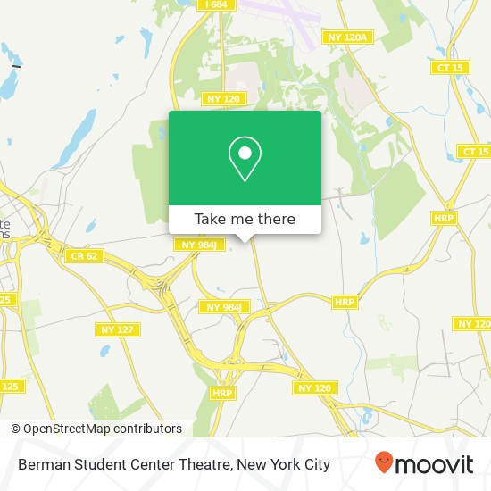 Mapa de Berman Student Center Theatre