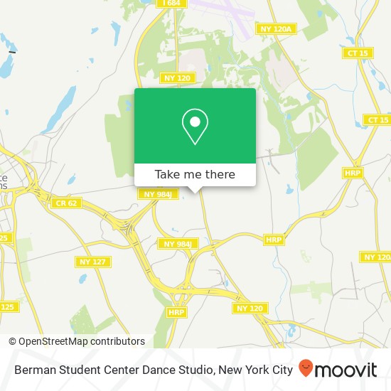 Mapa de Berman Student Center Dance Studio