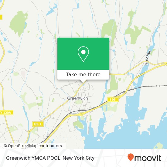 Mapa de Greenwich YMCA POOL