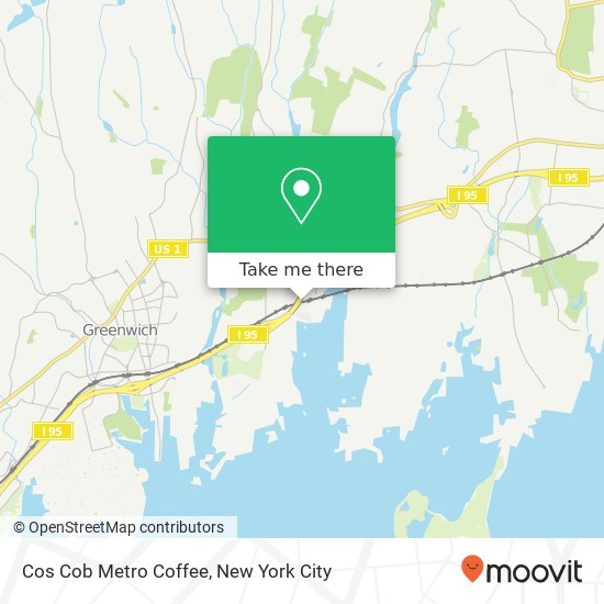 Mapa de Cos Cob Metro Coffee