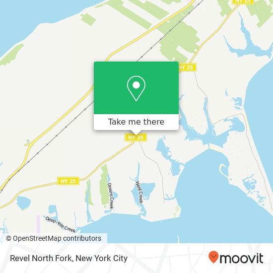Revel North Fork map