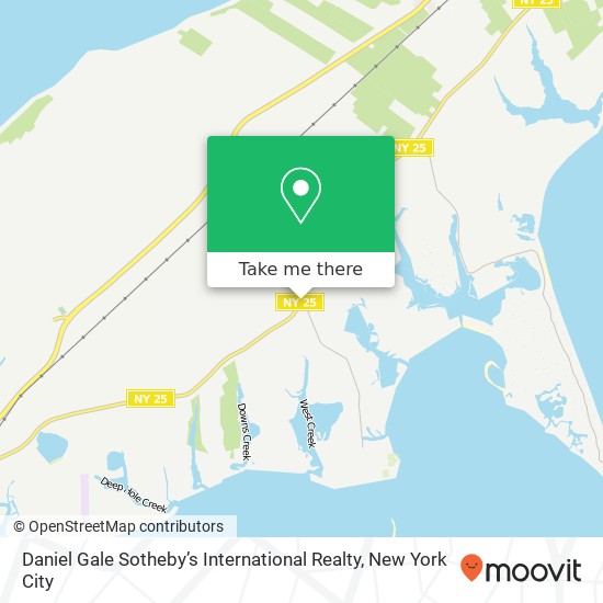 Daniel Gale Sotheby’s International Realty map