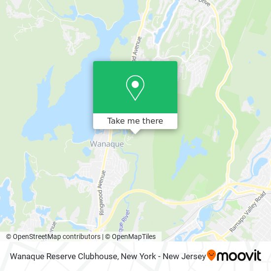 Mapa de Wanaque Reserve Clubhouse