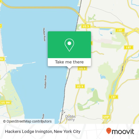 Hackers Lodge Irvington map