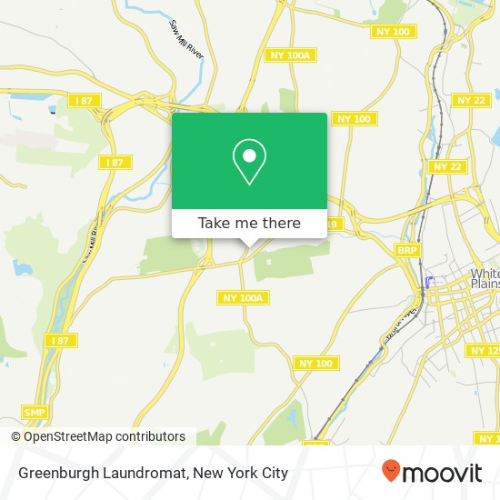 Mapa de Greenburgh Laundromat